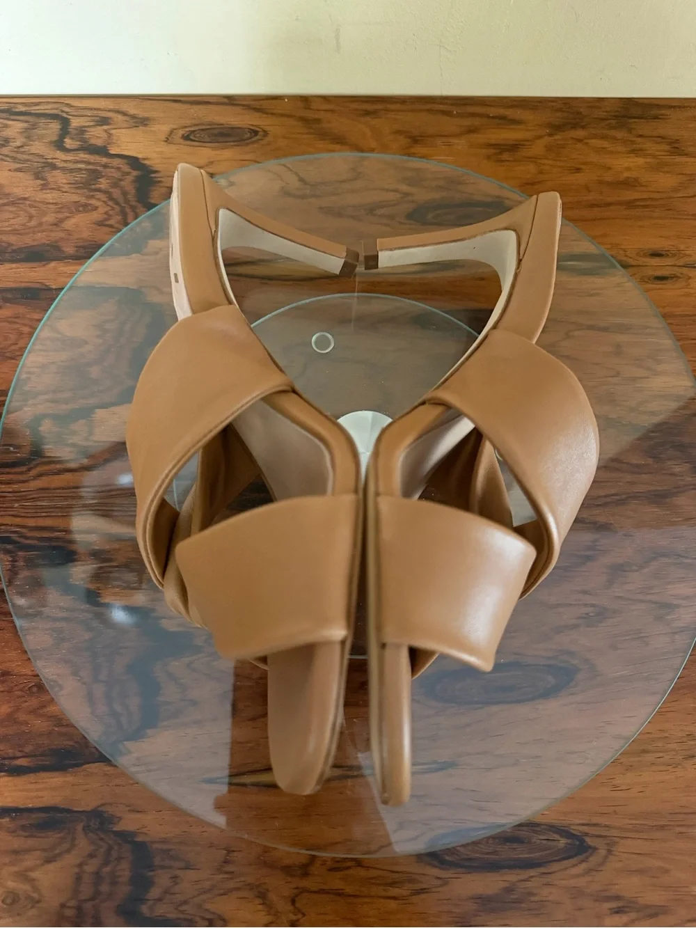 Inez Isa Heel slides in Cognac Nappa size 7 M